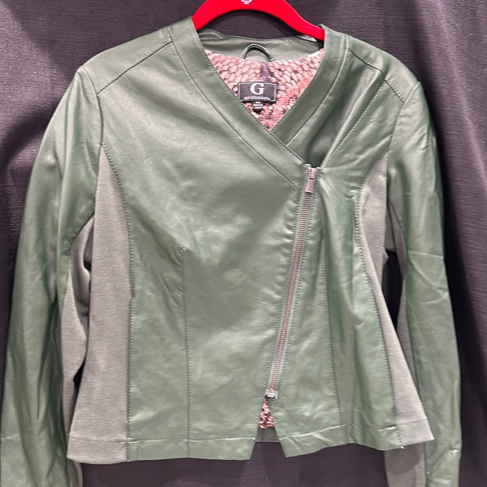 G by Giuliana Faux Leather Jacket